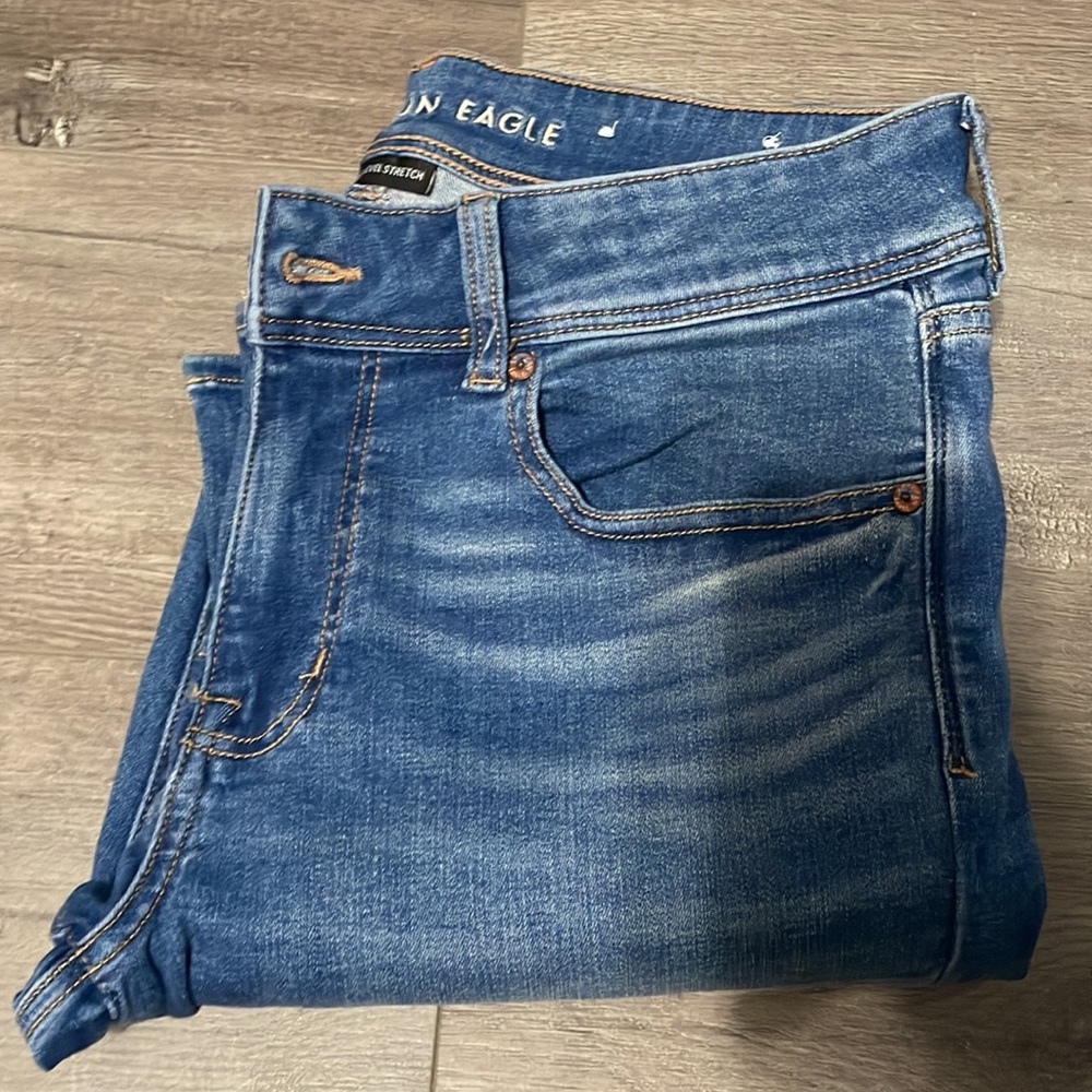 American Eagle jeans kick boot